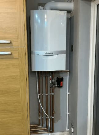 a white boiler