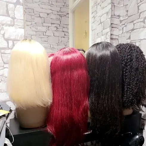 different wigs