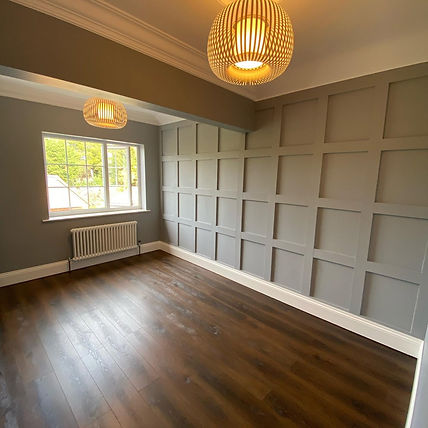 empty room and radiator
