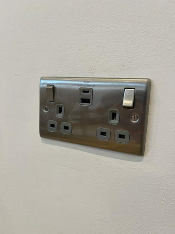 close-up image of a socket
