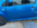 side view of a blue car