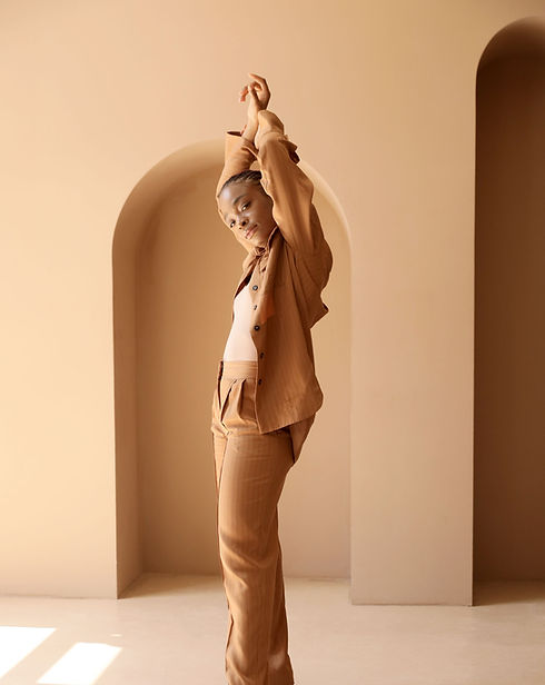 a woman posing for the camera