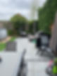patio area of a garden with furniture