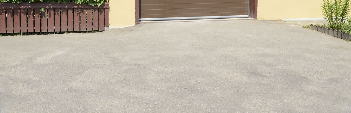 close-up image of concrete driveway