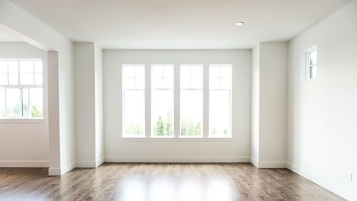 empty room with windows