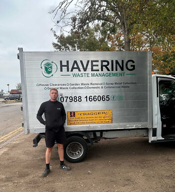 a person standing in front of a truck