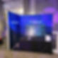 A vibrant booth