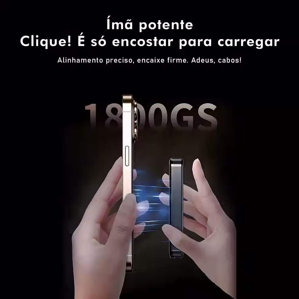 Miniatura: Powerbank Magnético， Carregador Portátil