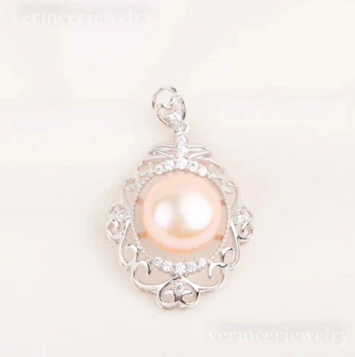 Christmas Edison Sterling Silver Pendant+ chain