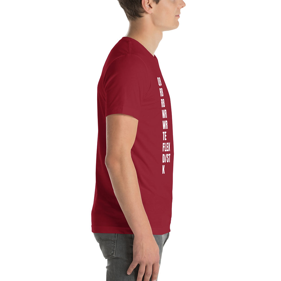 Thumbnail: Fantasy Football Lineup T-Shirt