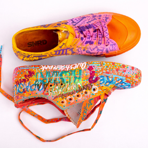 Untitled shoes’ Mixed media on shoes