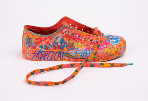 Untitled shoes’
Mixed media on shoes