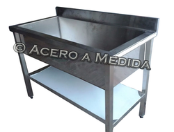 pileton acero inoxidable