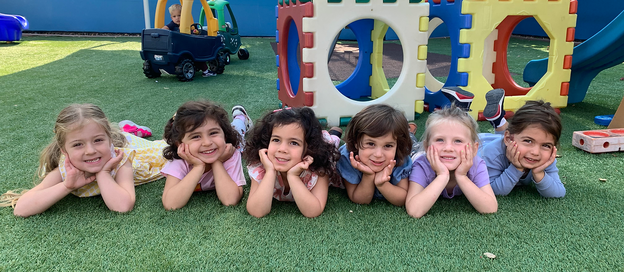 children smiling at school