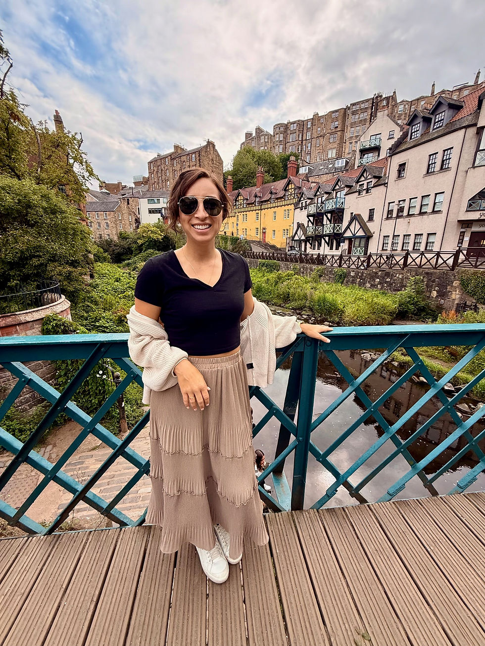 Travel! Dean Village, Edinburgh, Scotland. UK trip 2025.