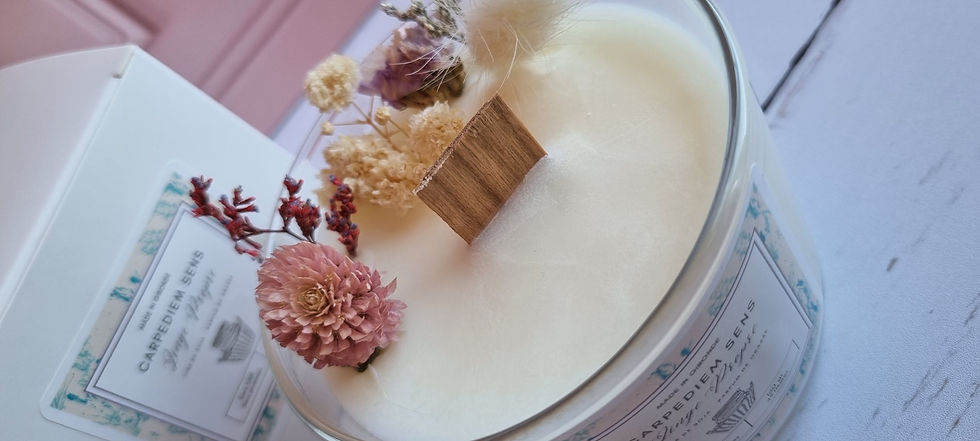 Miniature : Bougie végétale artisanale senteur Linge Propre