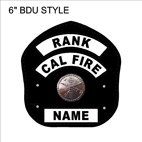6" BDU Shield - 3 Windows Helmet Shield