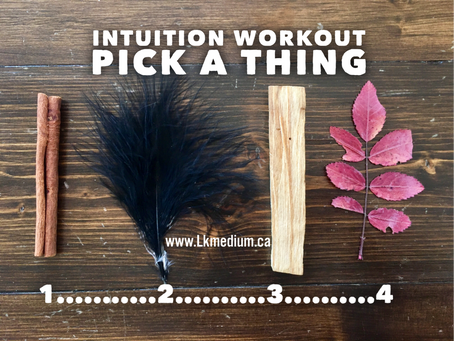 Intuition workout: pick a thing
