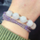 Thumbnail: Rose Quartz, wrap bracelet 