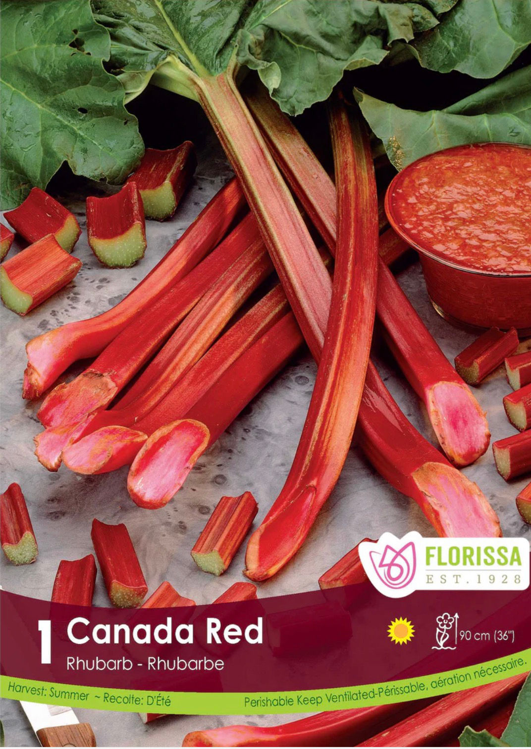 Canada Red, Rhubarb Bare Root
