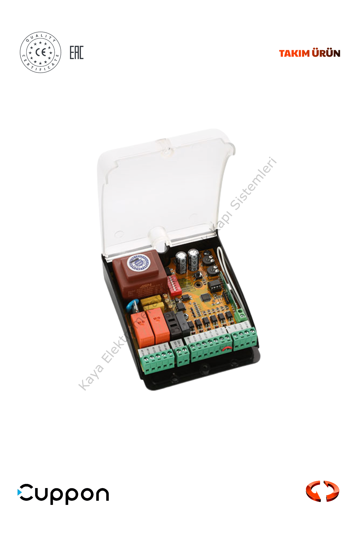 Cuppon KP-107 600 Kg Bahçe Kapısı Motor Kontrol Kartı 