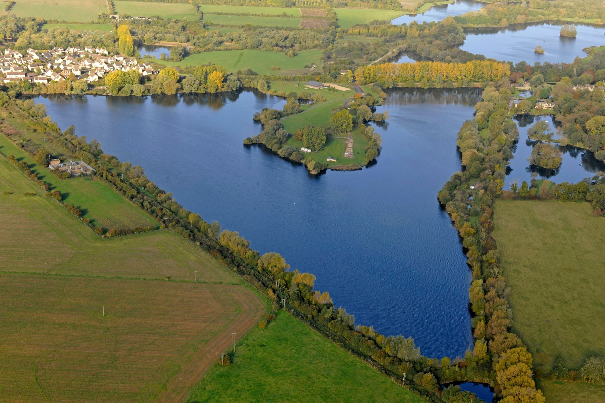 Horseshoe from the air