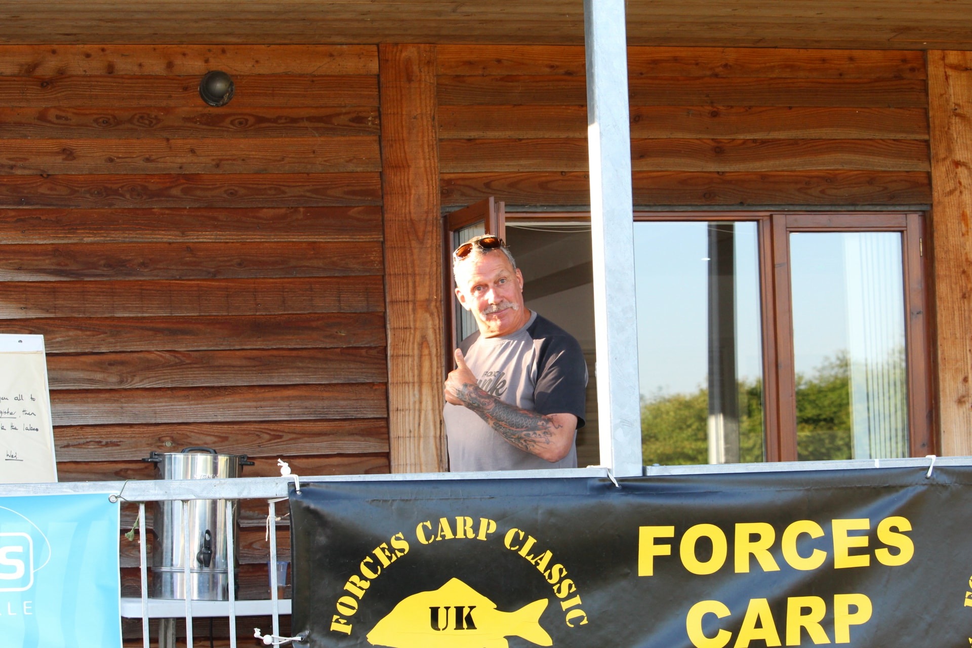 3. Ian Chillcott enjoying himself