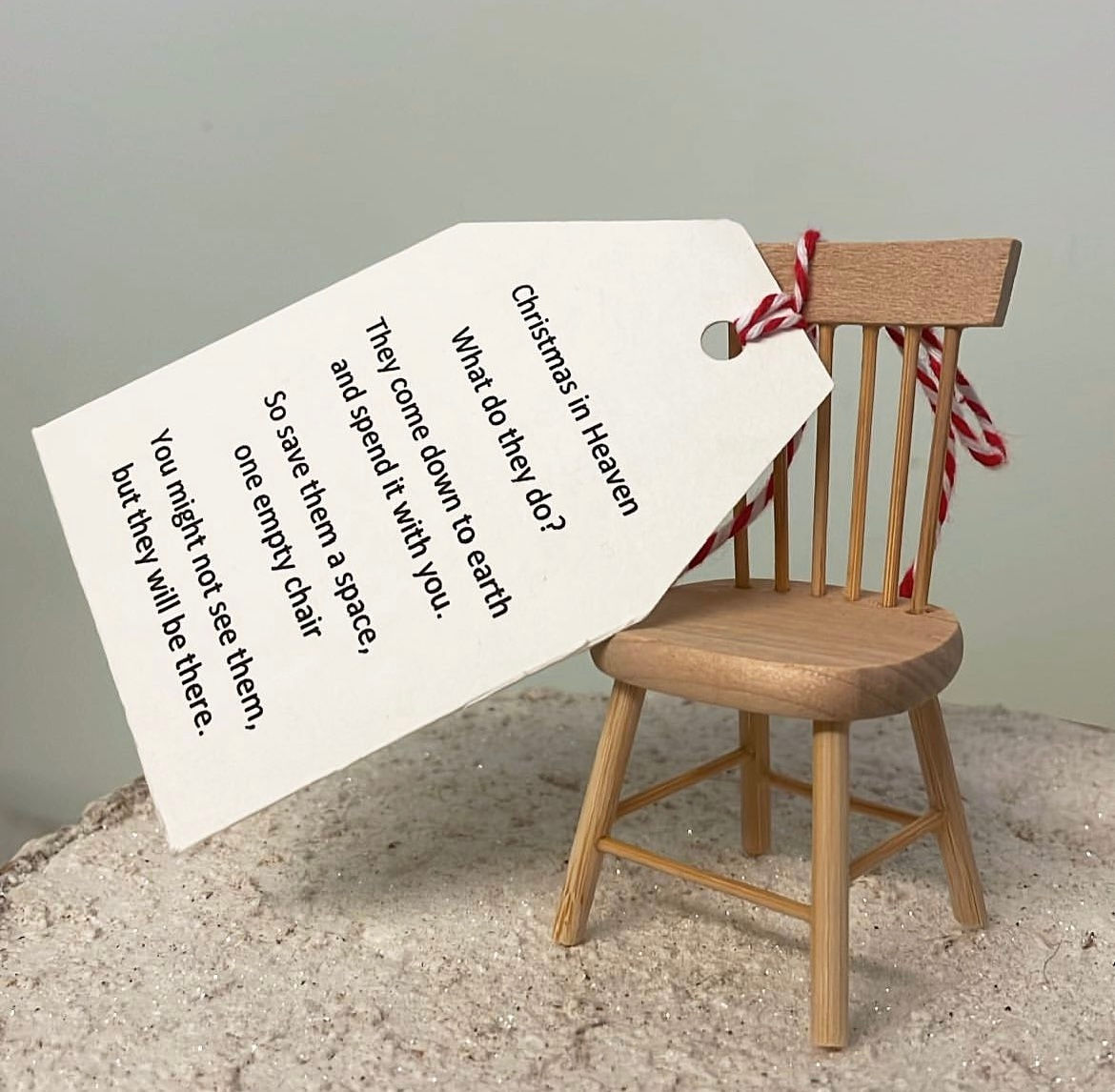 Pre order: Christmas in Heaven Chair