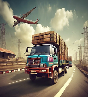 goods road transportation on highway in india