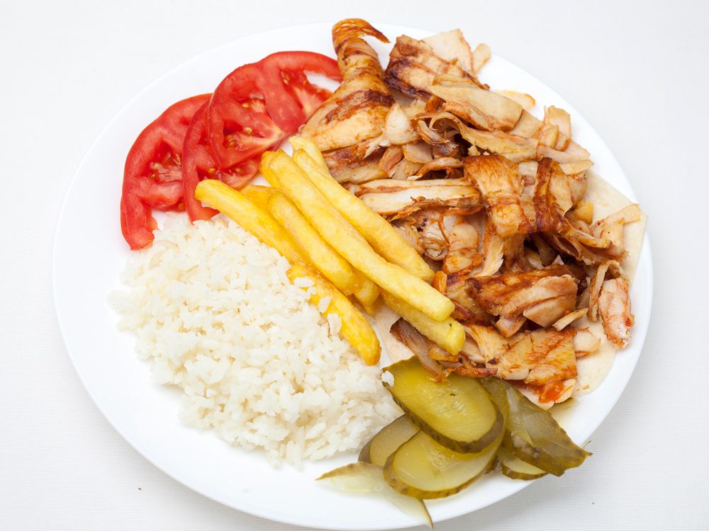 Arranged Food and Objects