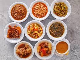 Arranged Food and Objects