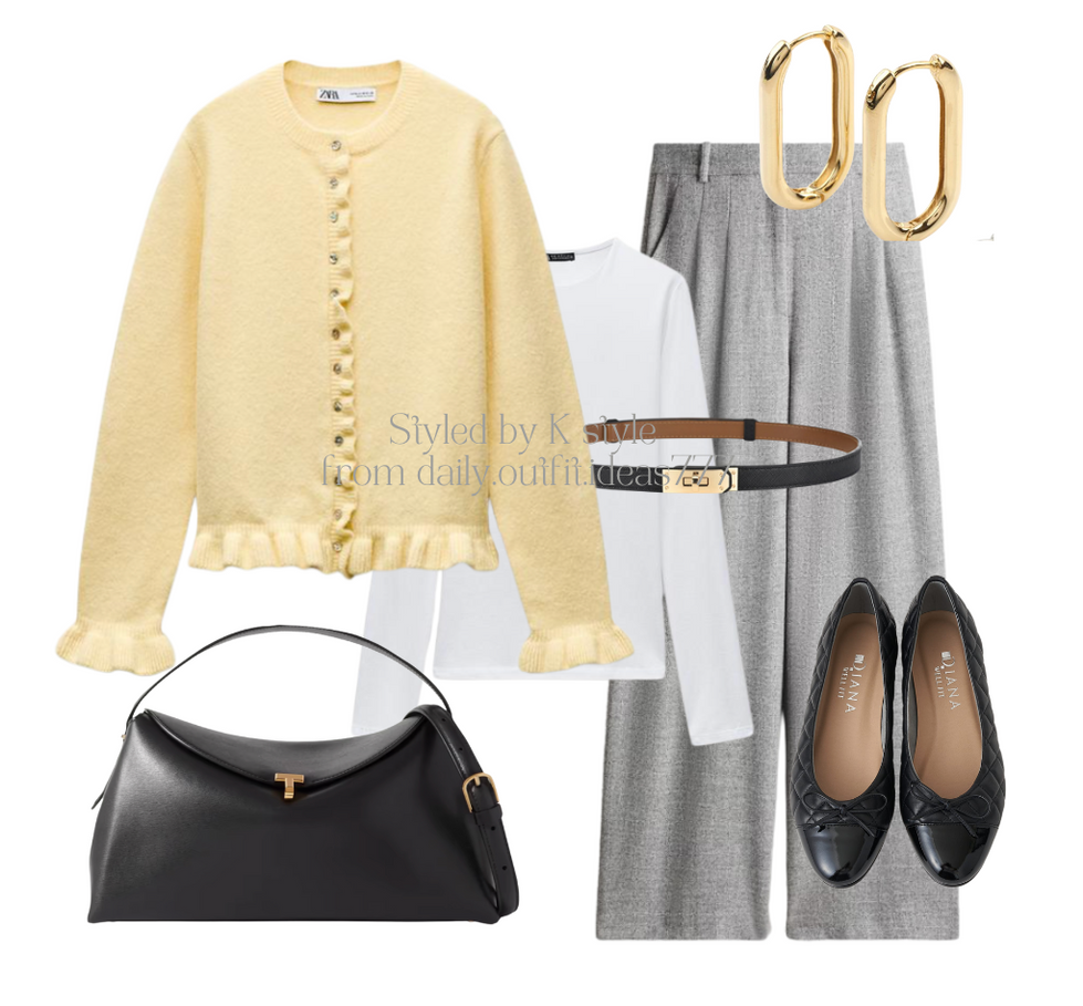 Butter yellow & Gray