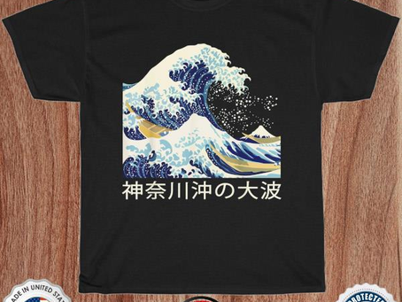 The great wave off kanagawa japanese art shirt