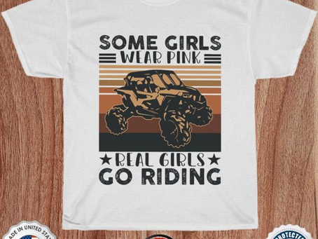 Some girls wear pink real girls go riding vintage shirt