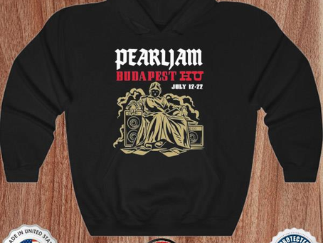 Pearl Jam Euro Tour Budapest Hungary 2022 Shirt
