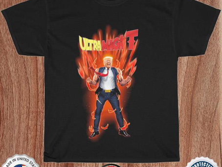 Ultra maga Donald Trump saiyan shirt