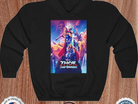 Official brand new thor love and thunder shirt
