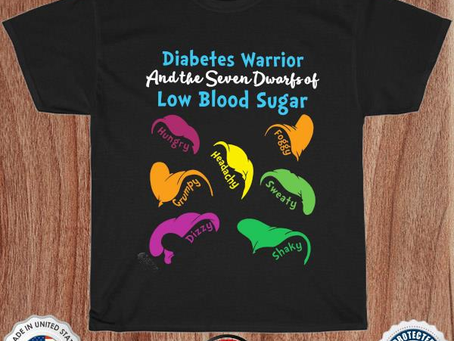 Diabetes warrior and the seven dwarfs of lkow blood suger shirt