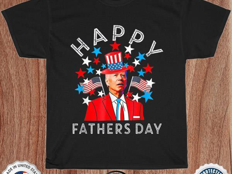 Happy fathers day joe biden 4th of july memorial shirt