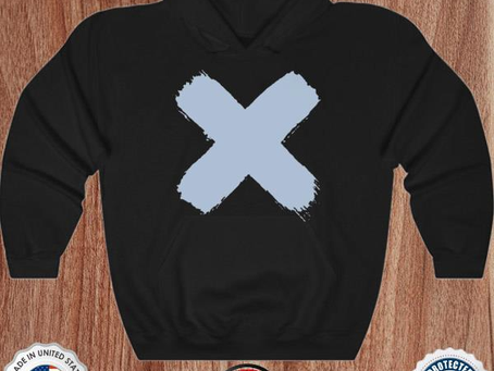 Kevin Hart Merch Store X Washed Blue Tee Shirt