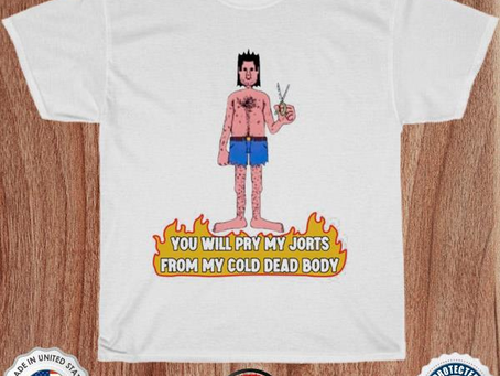 Lucca International Merch You Will Pry My Jorts From My Cold Dead Body Shirt