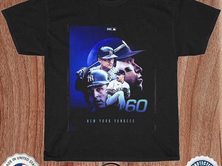 Mlb new york yankees team first to 60 wins shirt