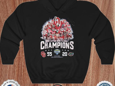 Oklahoma Sooners 2020 Cotton bowl classic champions shirt