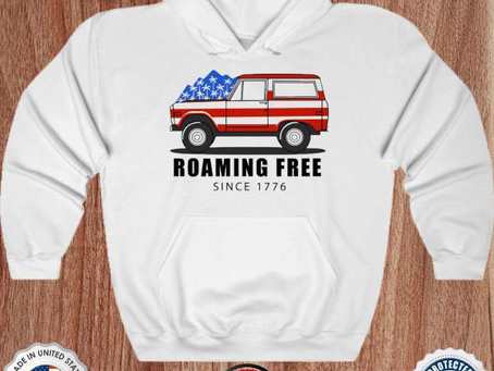 Usa roaming free since 1776 shirt