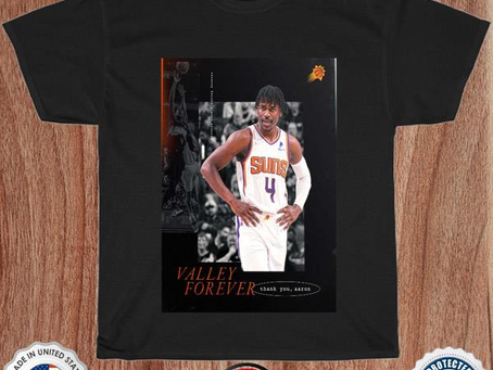 Nba phoenix suns valley forever thank you aaron holiday home shirt