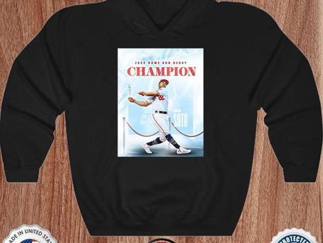 Juan soto wins2022 home run derby champions shirt