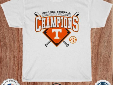 Vols 2022 sec baseball regular season champions shirt