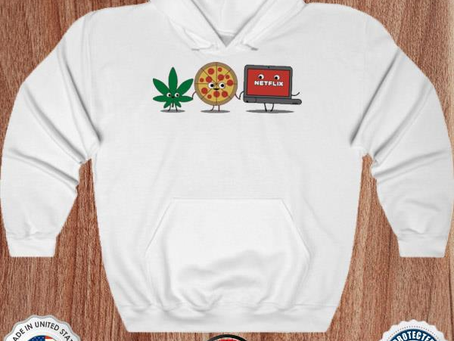 Weed Pizza Netflix Tee Shirt