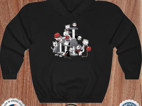 Park Cats Scariest Horror Movie Characters Halloween 2022 shirt