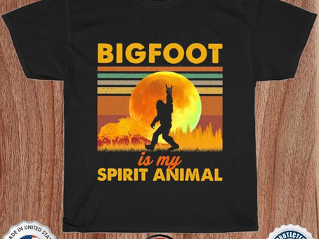 Bigfoot is my spirit animal vintage shirt